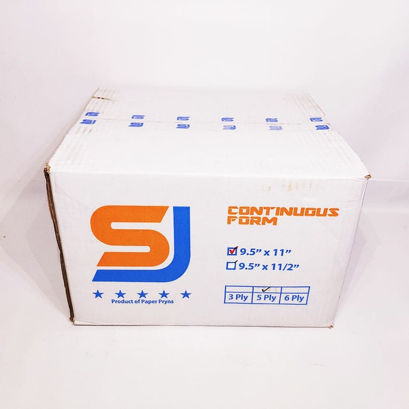

Paper Pryns Continuous Form 9,5 x 11 5ply SJ Orange - Warna