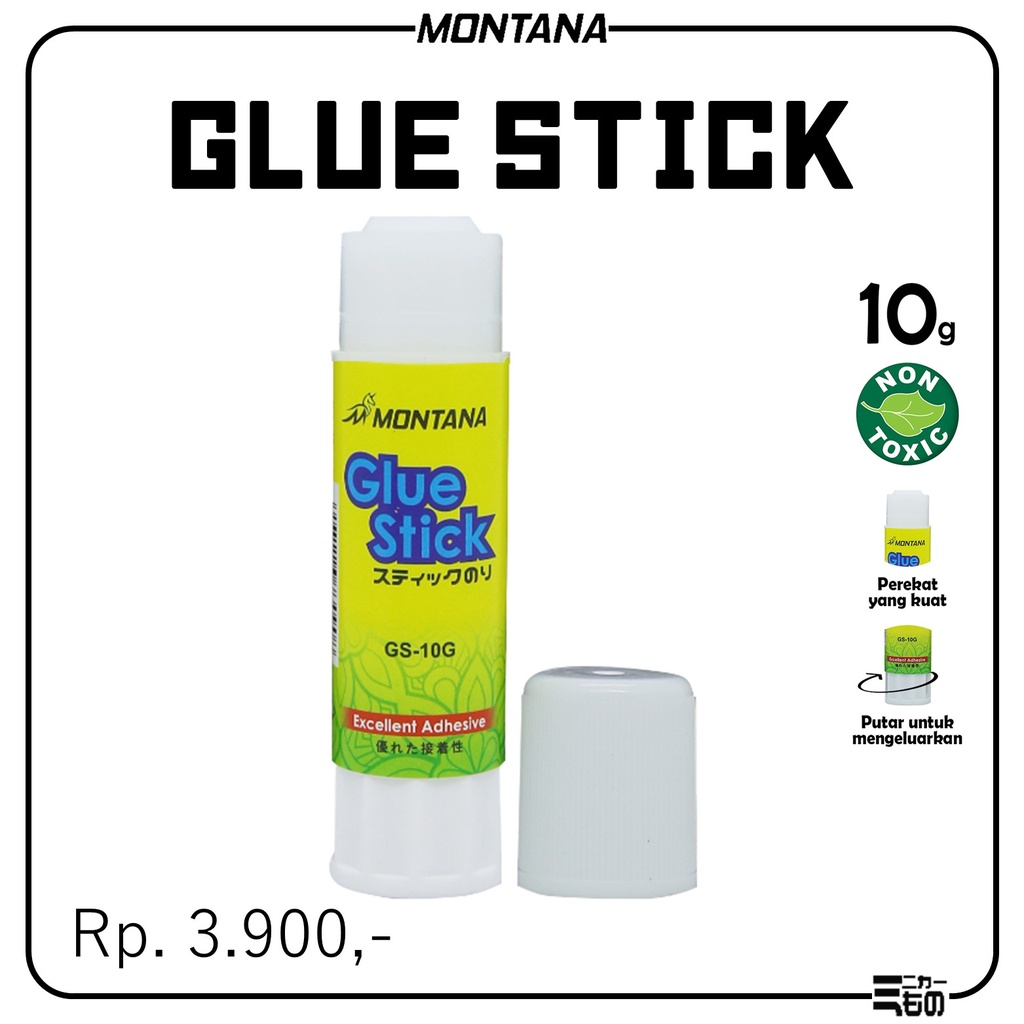 

Montana Glue Stick/Lem Stik - Untuk Menempelkan Plat Nomor Diecast & lainnya