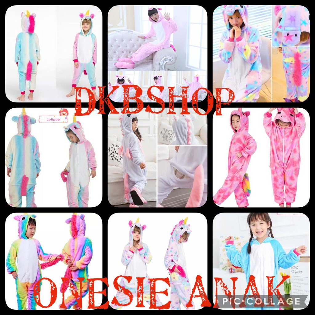 Onesie Unicorn Onesie Dewasa Baju Tidur Piyama Tidur New Varians