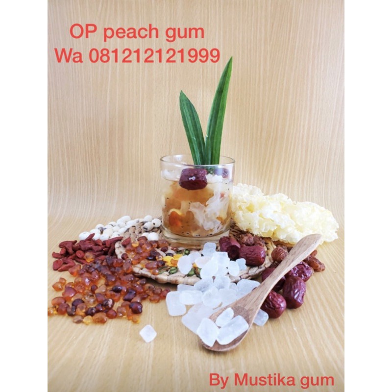 

peach gum
