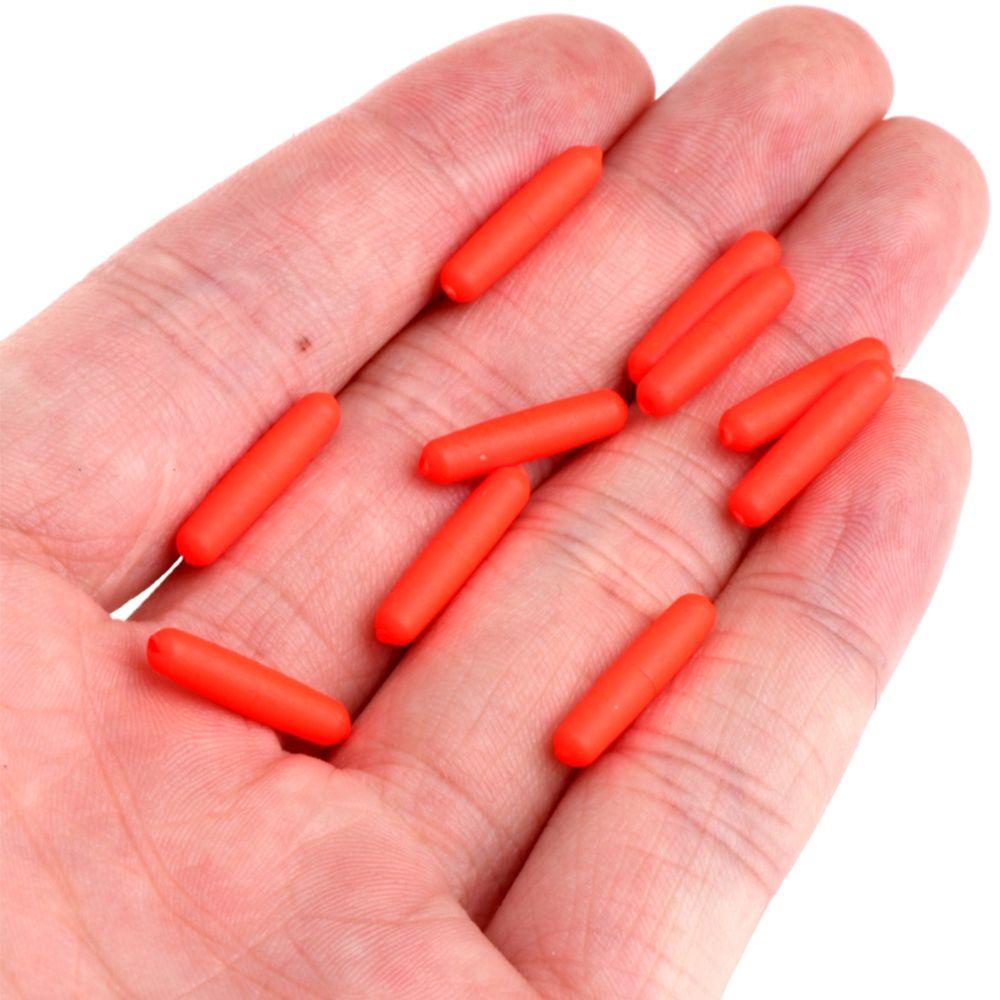 Wonder 50pcs /bag Pelampung Busa Silinder Bola Kualitas Tinggi Sumbat Rig Rig Rigging Bahan Indikator Ikan Kacang