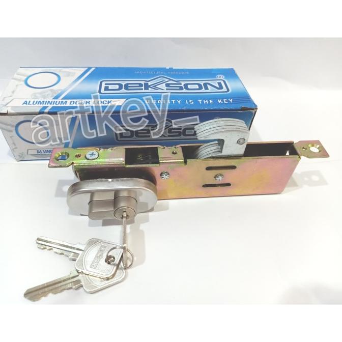 Kunci Sliding Kait Dekson Kc 87130 With Silinder Kunci & Escn