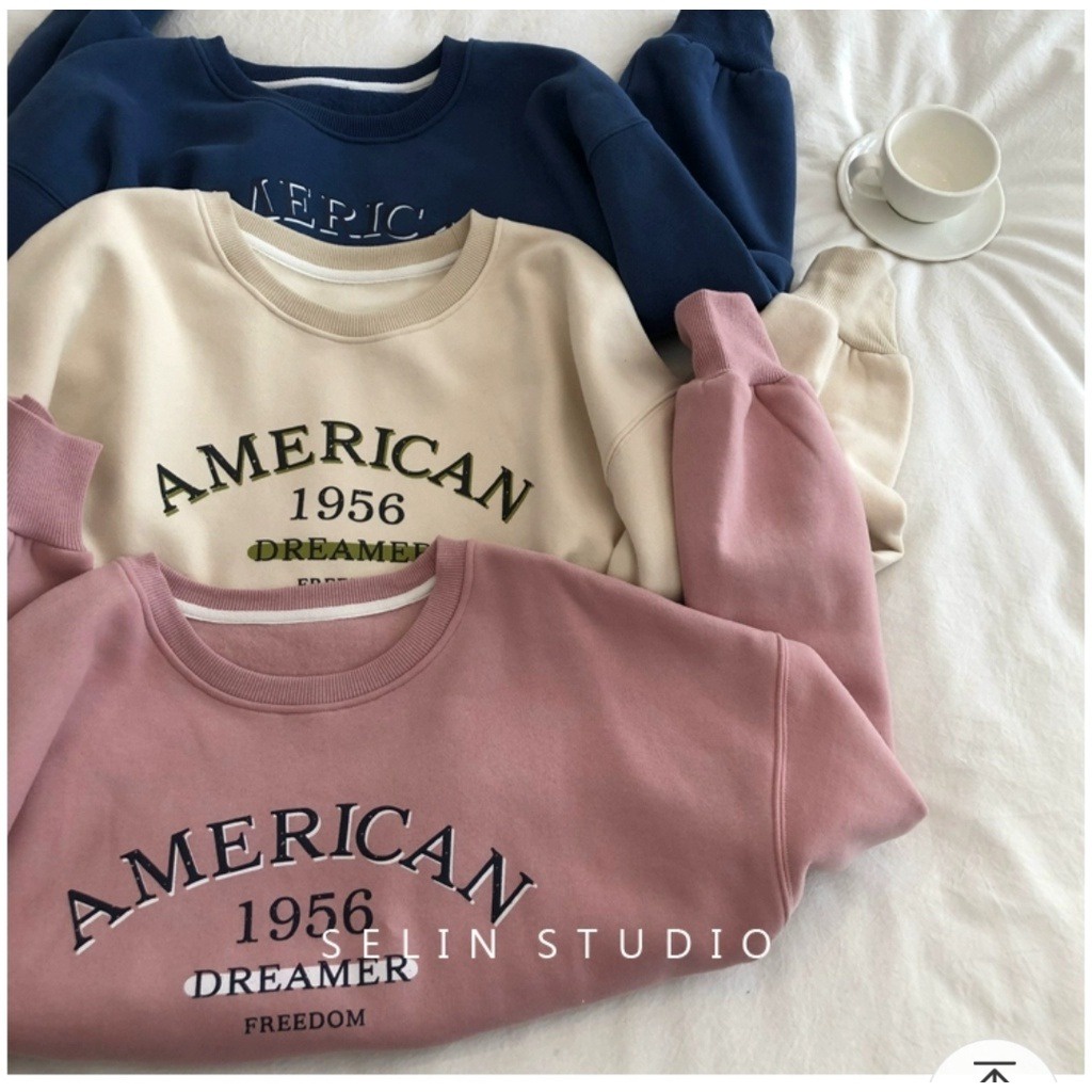 GS - SWEATER CREWNECK 1956 AMERICAN DREAMER FREDOM CROOPE