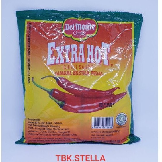 

SAMBAL EXTRA PEDAS DEL MONTE 24 SACHET