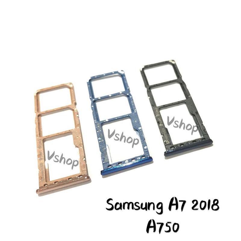 Tempat Dudukan Slot Simcard Simtray Sim Tray Samsung A7 2018 A750