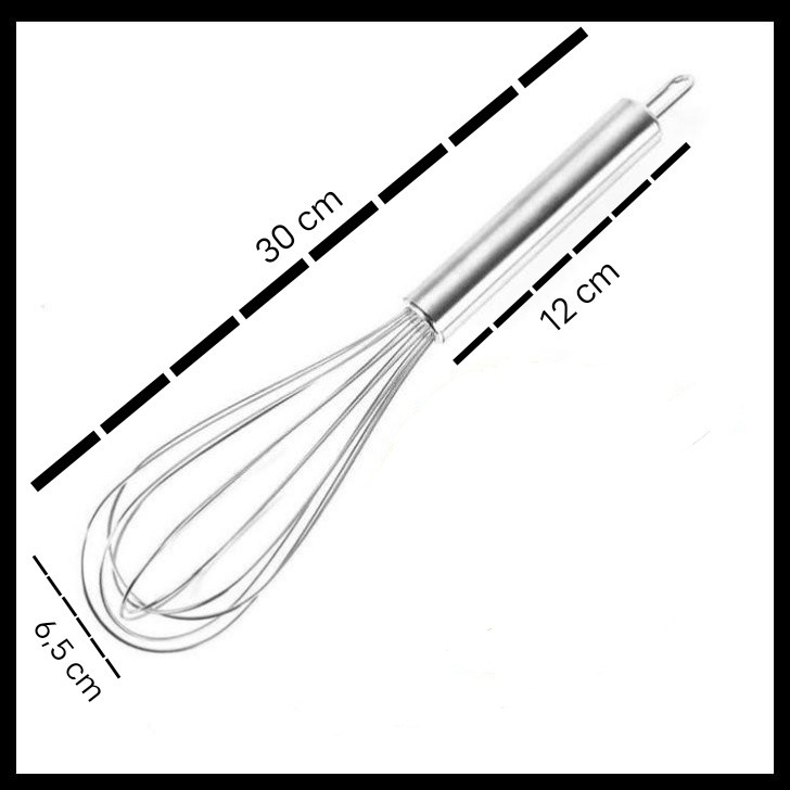 Whisk / Kocokan Telur Full Stainless