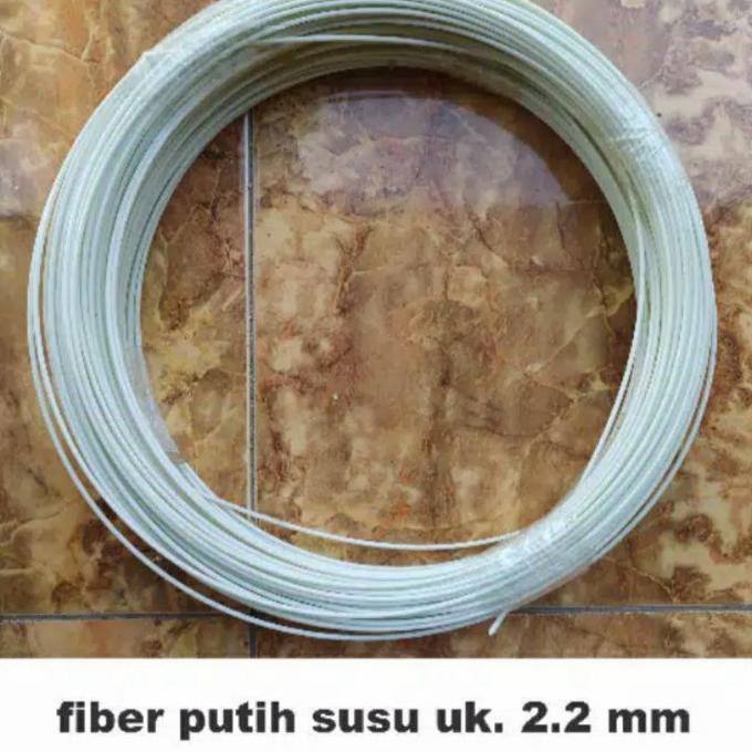 :::::::] jeruji fiber sangkar burung 2.2mm warna putih susu