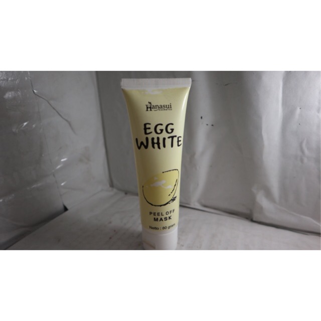 [ bpom  ] hanasui egg white mask - masker putih telur // masker egg hanasui