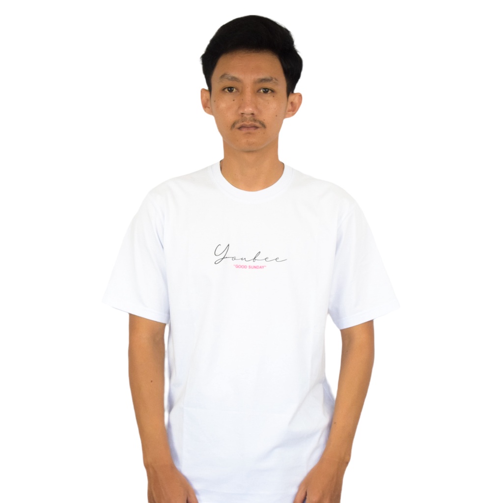 Youbee Limited - T-SHIRT Pria | Kaos Pria | T-Shirt Unisex | Ghost White