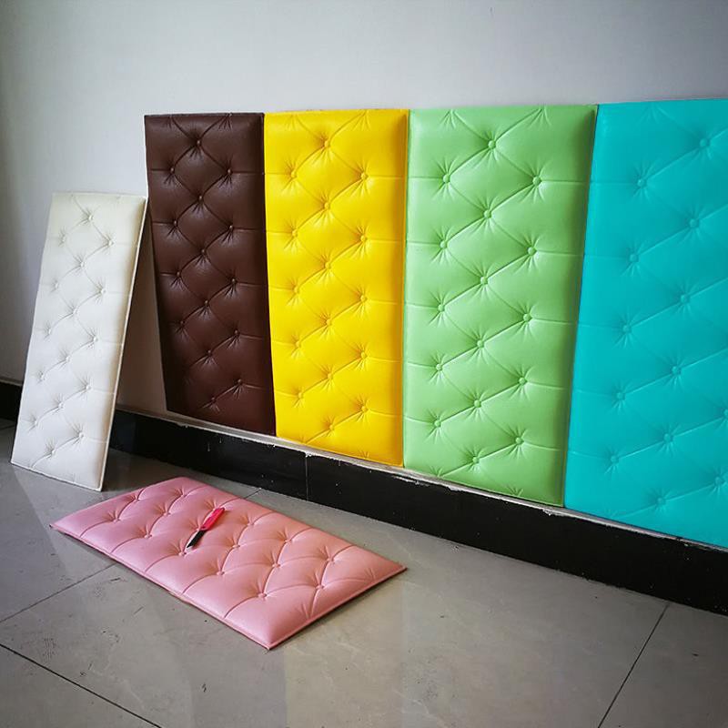 RB CM-H14 Wallpaper Dinding Kamar Headboard Bed Stiker Dekorasi Rumah Sticker Wall 3D Foam Murah-2