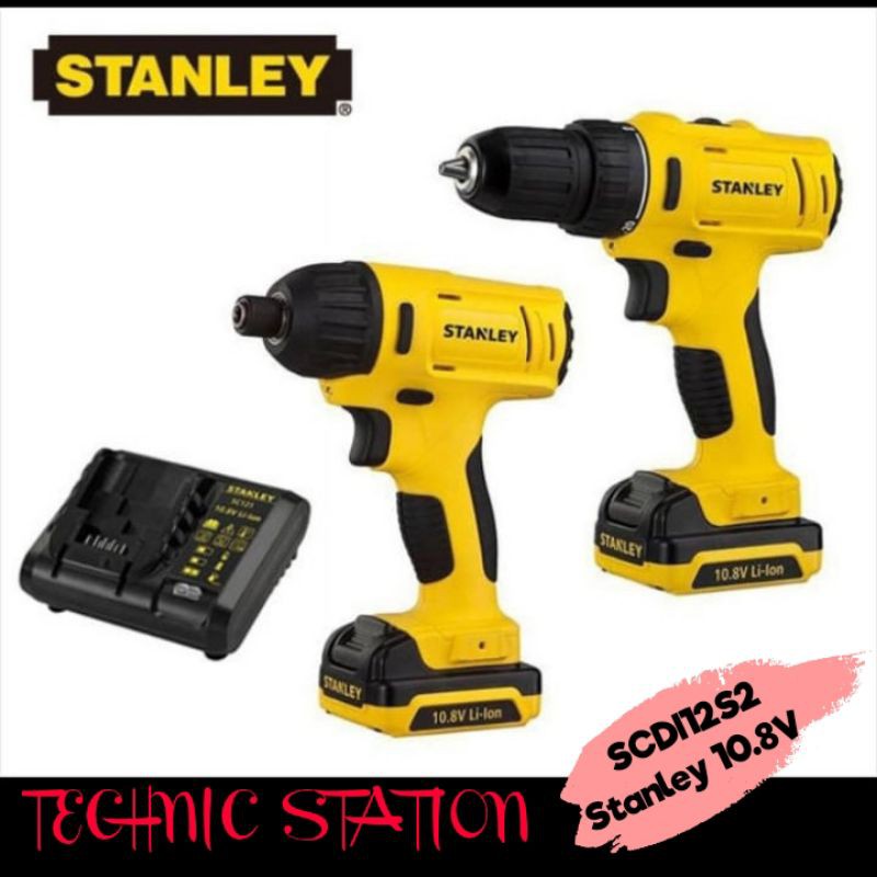 Cordless Drill & Impact Screwdriver SCDI12S2 Stanley 10.8V