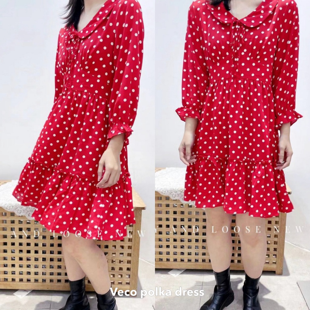 Veco polka dress - Thejanclothes