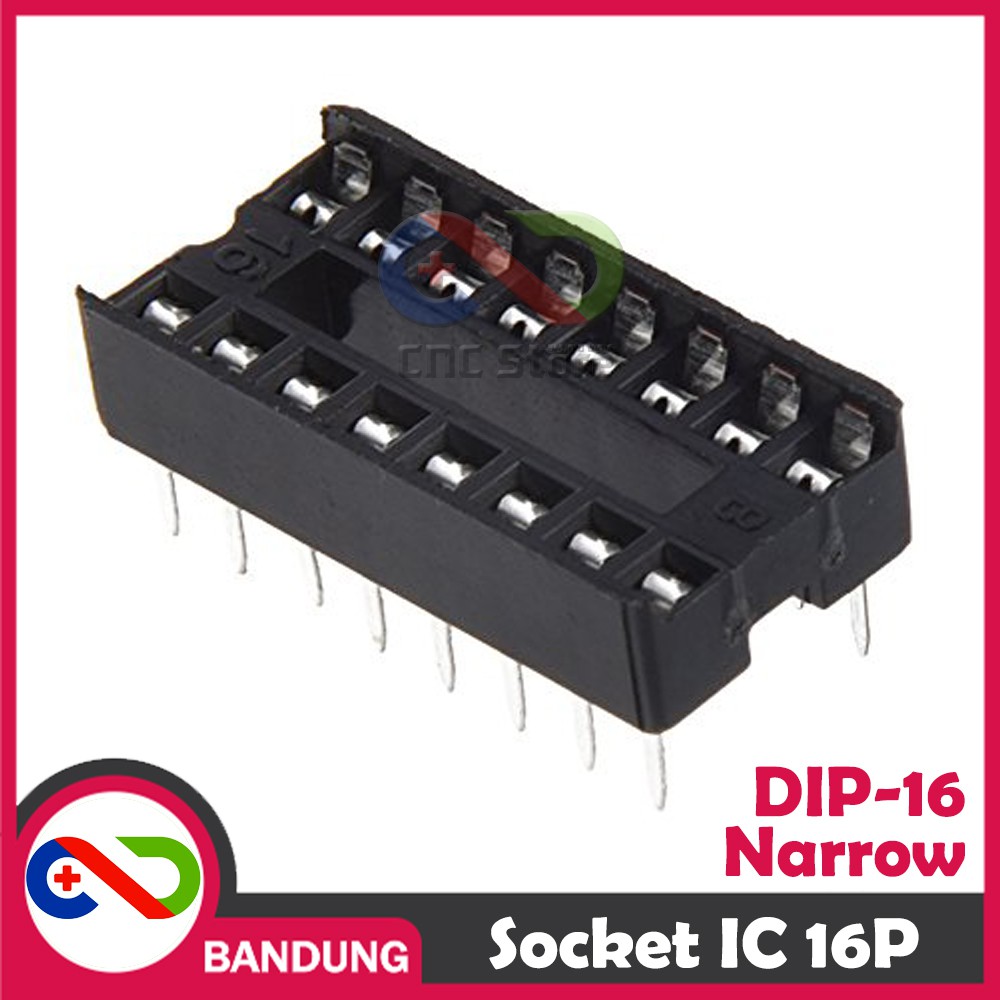 SOCKET SOKET IC DIP-16 DIP16 16P 16 NARROW