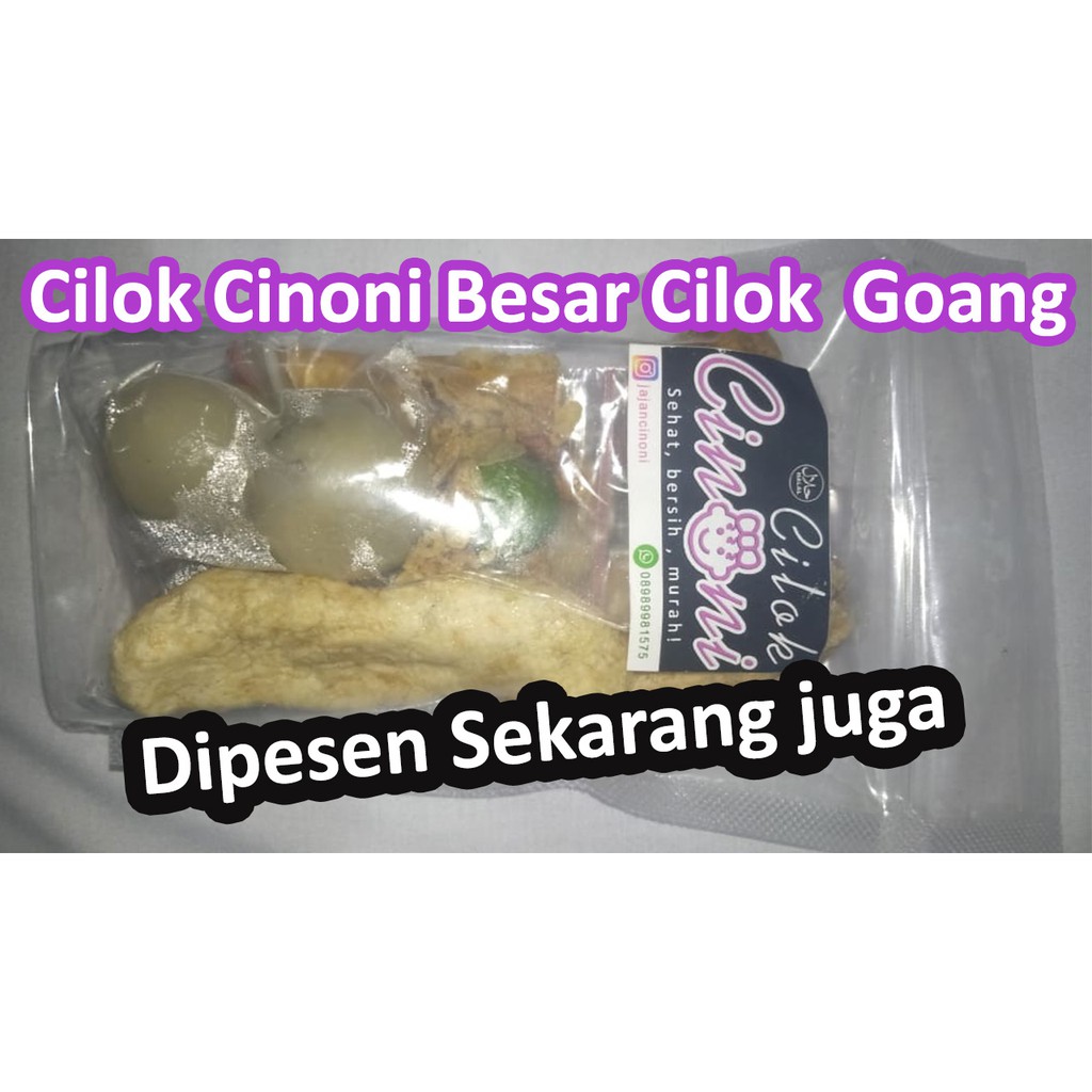 Cilok Cinoni Besar Cilok Goang Cilok Jando Cilok kuah Instan