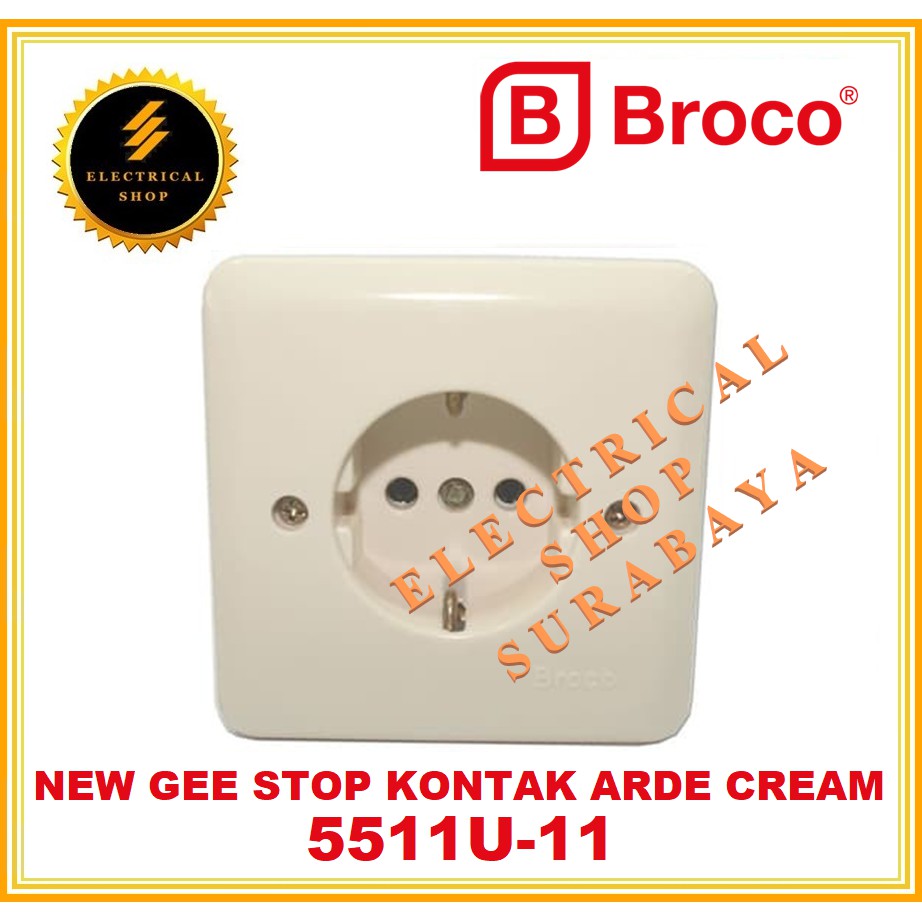 BROCO IB STOP KONTAK ARDE CREAM 5511 (HARGA GROSIR) - 5511U NEW GEE INBOW TANAM ORIGINAL 5511U-11