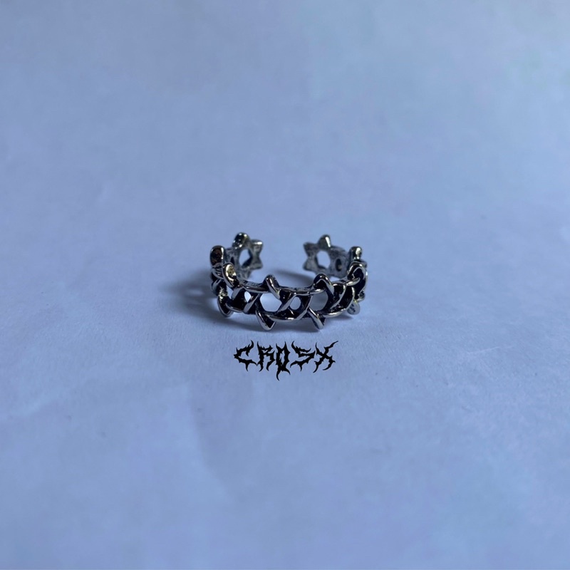 STAR HOLLOW RING / HEXA RING / HEXAGRAM RING / CINCIN BINTANG / CINCIN HEXAGRAM / AESTHETIC RING / CINCIN ESTETIK / CINCIN AESTHETIC / CINCIN PRIA / CINCIN WANITA / CINCIN PRIA WANITA