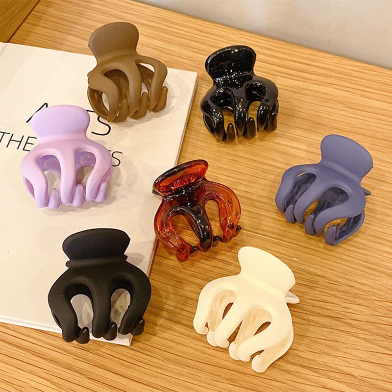 Jedai Doff 5cm Jepit Rambut Bangkok Wanita Korea Jedai Matte Cakar 3 Cakar 5 Matte Hair Claw Clips