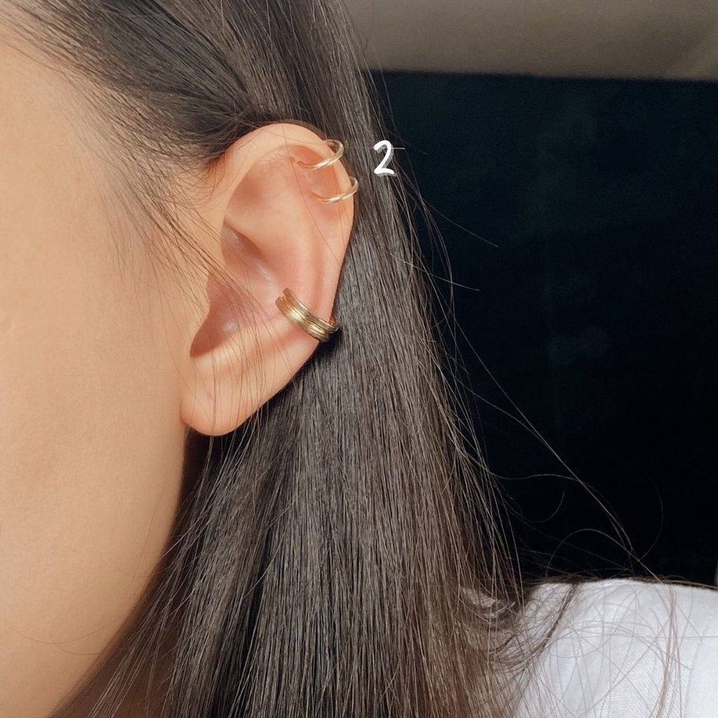 Clip Earrings - Anting Cuff / Earcuff / Anting Jepit Tanpa Tindik