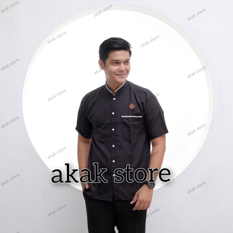 Grosir Baju Koko / Kemeja koko pria Jumbo Big size Akak Store  L - XL - XXL