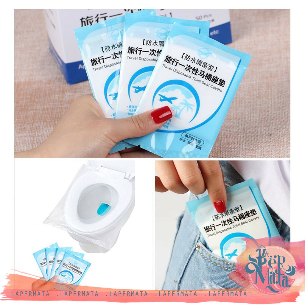 Disposable Toilet Seat Cover for Travel / Plastic Cover - LPM Shop