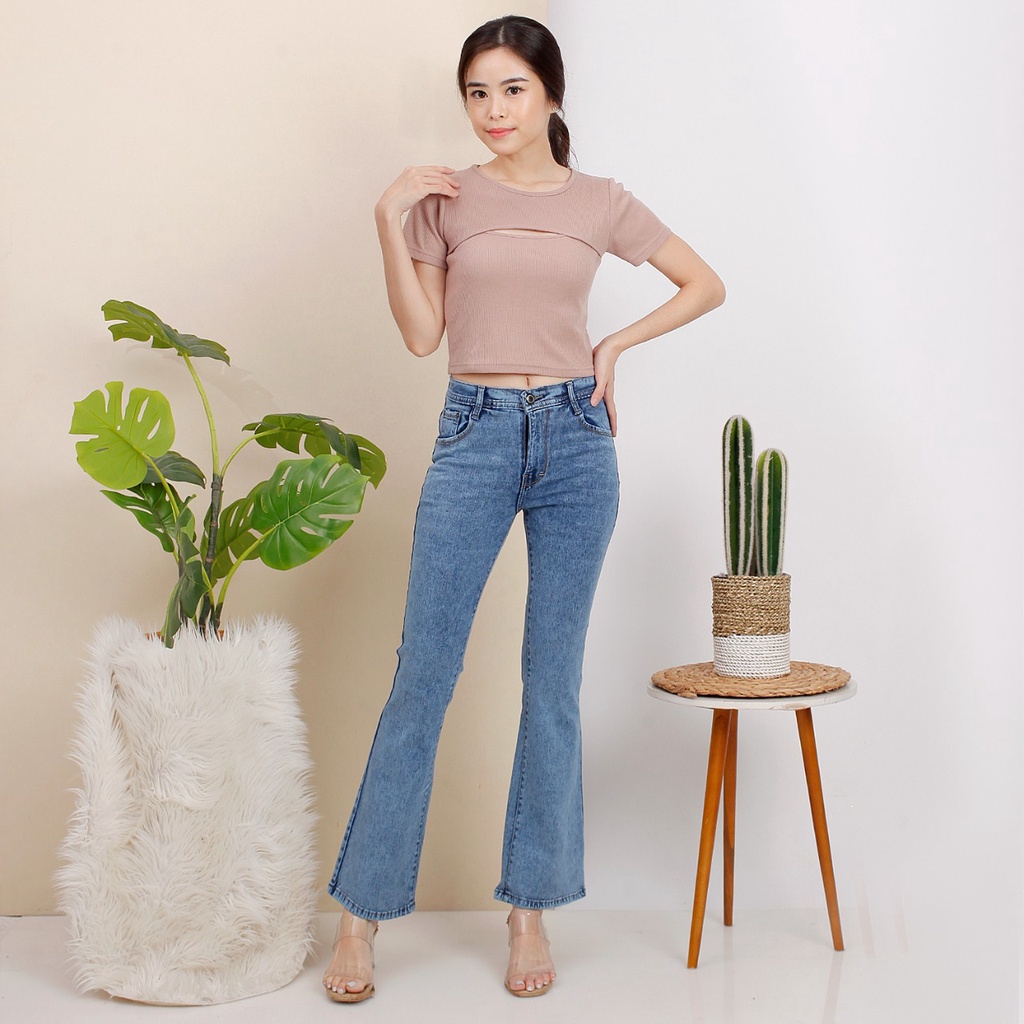 GS-celana jeans hw cutbray zahra