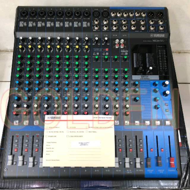 Mixer Yamaha Mg 16 Xu Original Product 16 Channel Shopee Indonesia