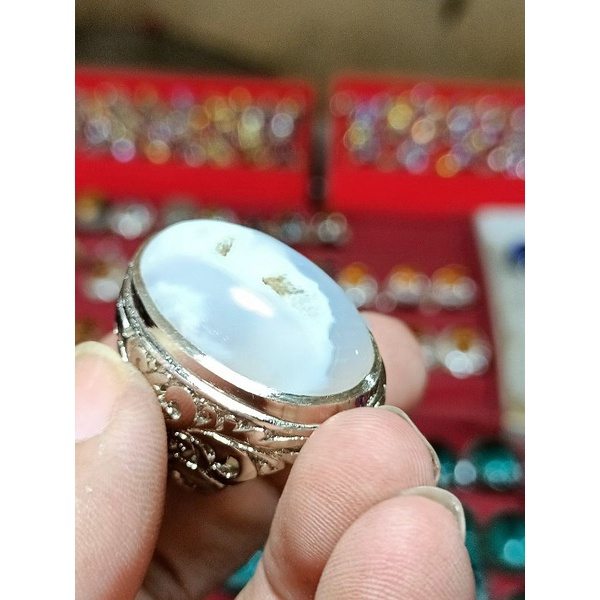 BATU CINCIN PRIA AKIK COMBONG SULAIMAN LUBANG 2 BARANG LANGKA