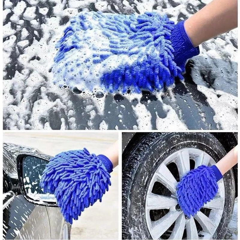 Sarung Tangan Cendol Microfiber Cuci Motor Mobil