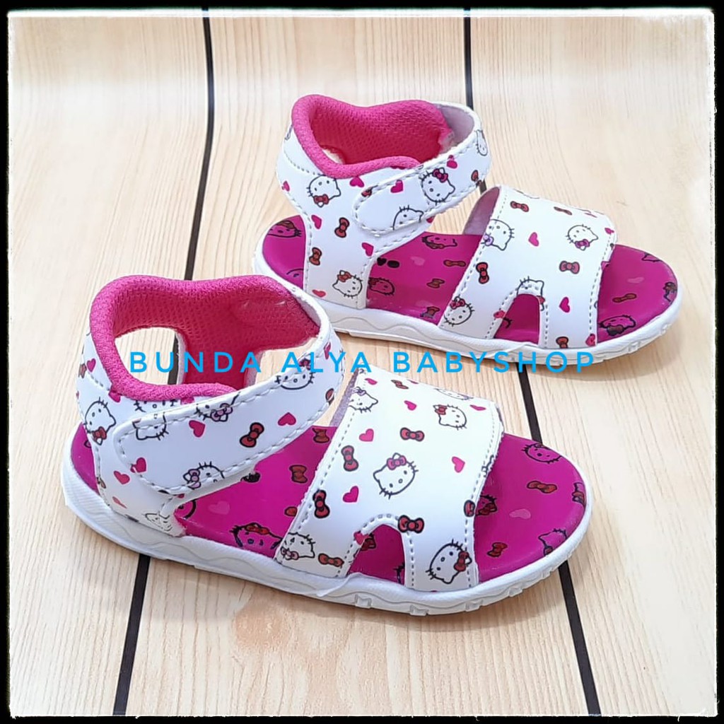 Sendal Anak Perempuan Usia 6 Bulan 1 2 Tahun Size 22 - 25 FANTA - Sepatu Sandal Anak Alas Karet Anti Licin