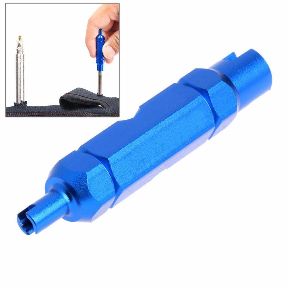 Lanfy Valve Core Remover Sepeda Gunung MTB Tubeless Double-head American French Valve Katup Gas Tools