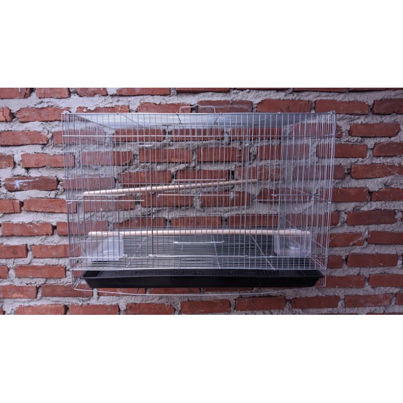 kandang besi/ kandang lipat/ kandang hewan peliharaan/ kandang kucing/ uk 40x40x60