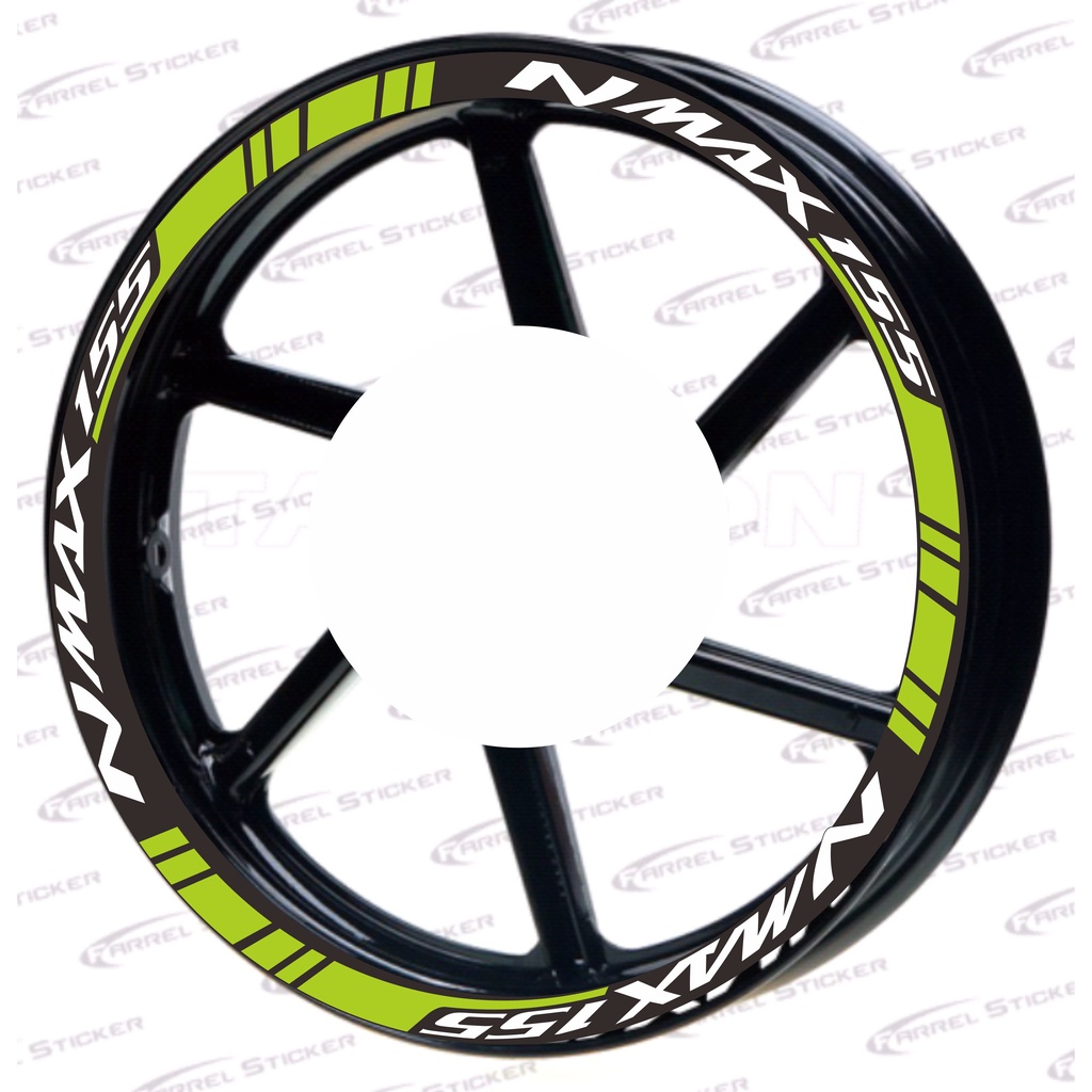 Stiker Velg Motor Yamaha NMAX Cutting Sticker Termurah