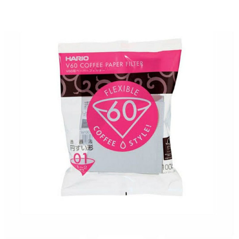 

Hario V60 Coffee Paper Filter vcf 01 - White 100 sheet