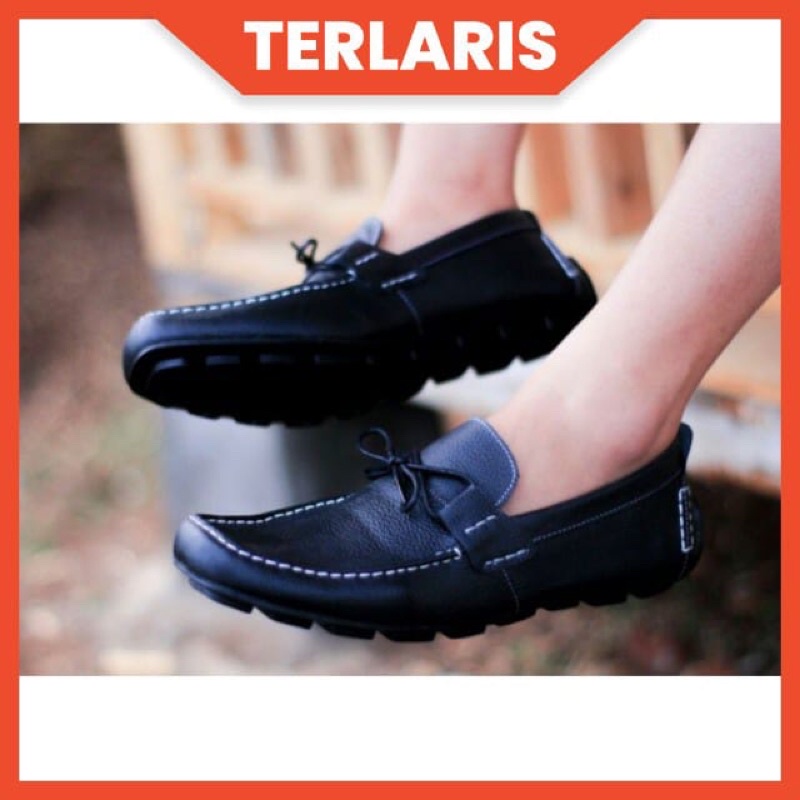 COD - SEPATU PANTOFEL PRIA KULIT ASLI - PANTOFEL PANSUS FORMAL