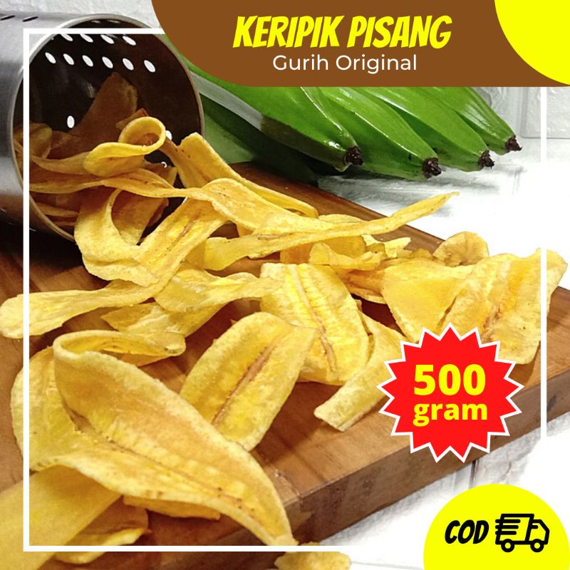 Jual Keripik Pisang Asin Original Oleh Oleh Khas Jonggol Kripik