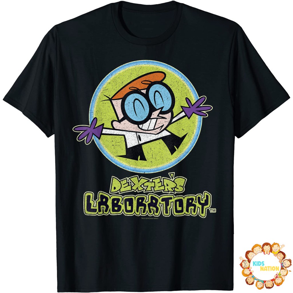 Baju anak CN Dexter's Laboratory Dexter Portrait Logo T-Shirt