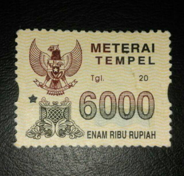 Jual Materai Meterai Rupiah Tahun S D Original