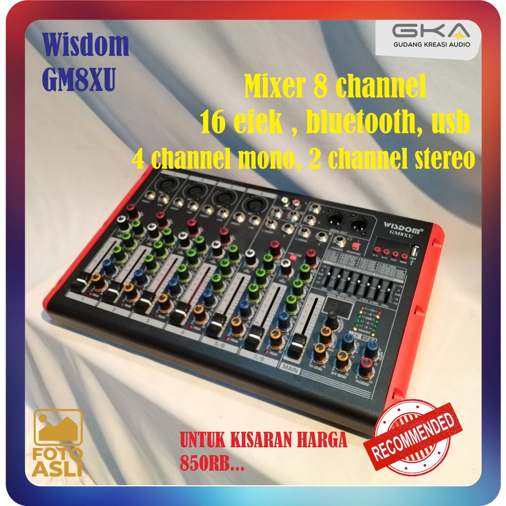 Mixer Wsdom GM8XU