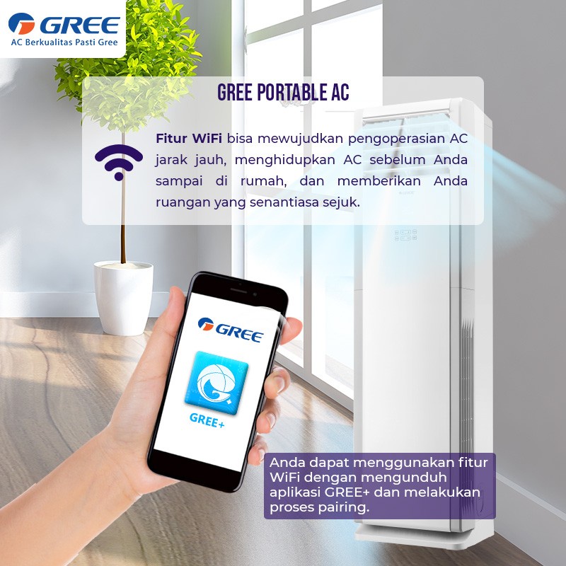 GREE AC Floor Standing 2PK - Inverter - STS Series Model GVC-18STS