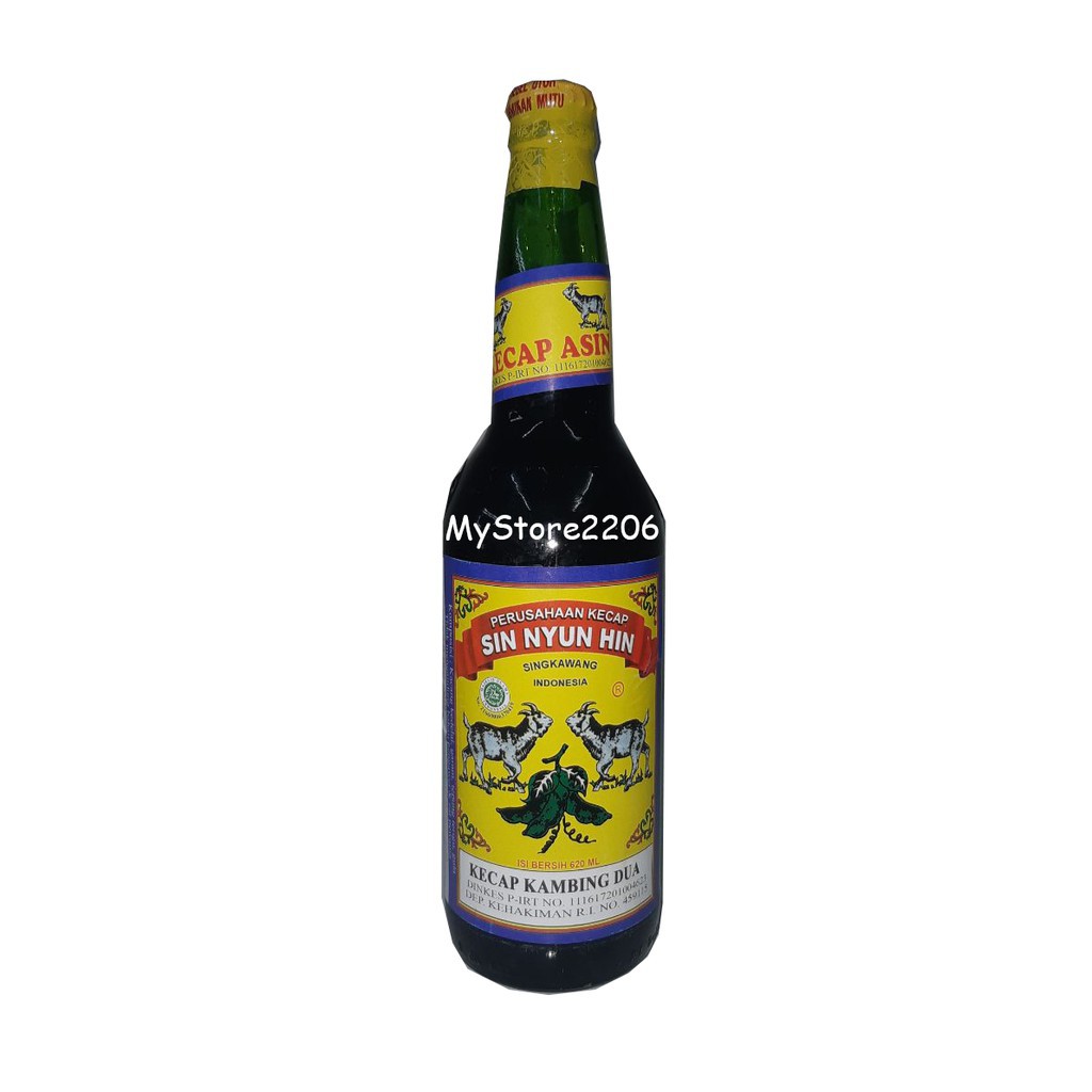 

Kecap Asin Kalimantan BOTOL BELING cap Kambing Dua Sin Nyun Hin/ Dua Kambing - Singkawang - Kalimantan Barat