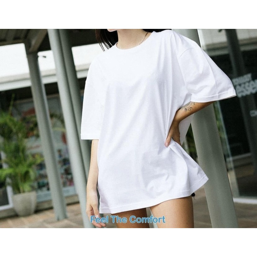 Kaos Oversized Polos Putih BELIFESTYLE