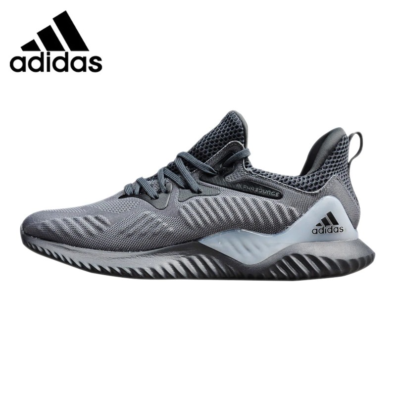 Import Adidas Alphabounce Di Luar Pria Sepatu Lari Asli Olahraga Outdoor Sepatu Sneakers,