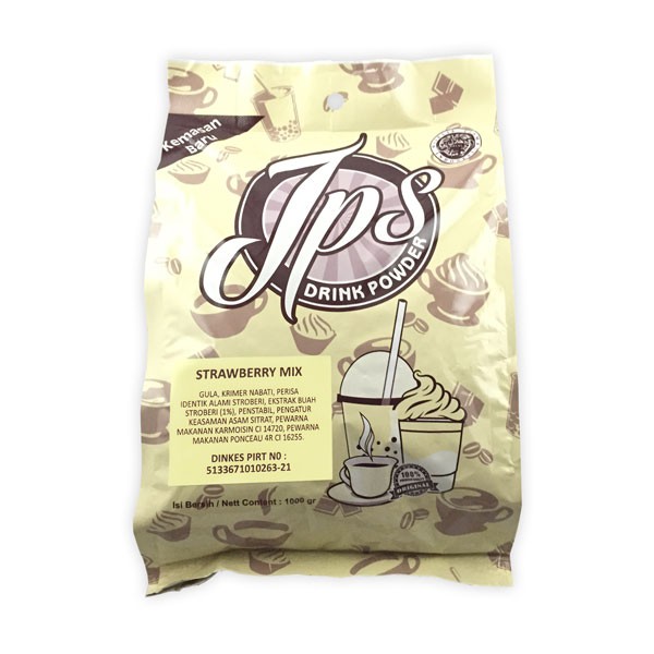 Jps Powder Bubuk Minuman Serbuk Instan Rasa Strawberry Stroberi Mix Campur Gula 1kg Shopee Indonesia