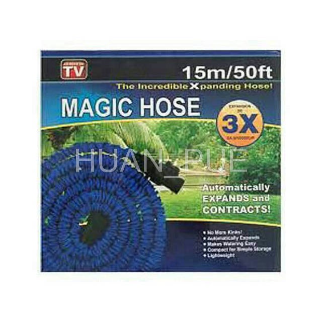 HUAN_PUE - [SELANG AJAIB 15m] Magic Hose 15 Meter/ 50 Feet/ Selang Taman dan Rumah Selang Panjang