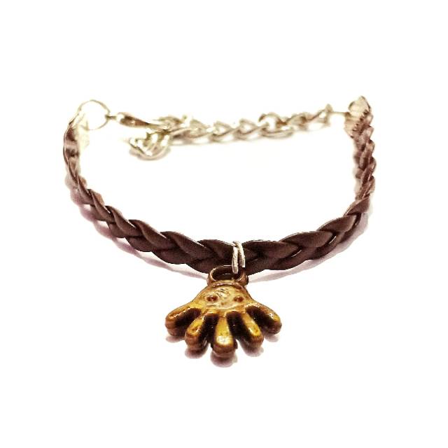 Satuan Gelang Smiley Hand Leather Braids | Handmade Bracelet