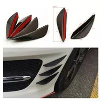 Variasi Mobil Sirip Mobil Efek Ventilasi Bumper Corner Sudut Depan Karet Mobil Variasi Eksterior Fins Lips