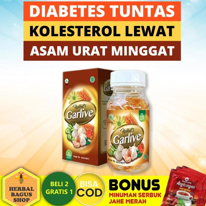 

Discount Herbal Diabetes, Obat Diabetes - Habbats Garlive Original BPOM /OBAT HERBAL ASAM URAT/OBAT HERBAL PELANGSING/OBAT HERBAL KOLESTEROL/OBAT HERBAL DIABETES