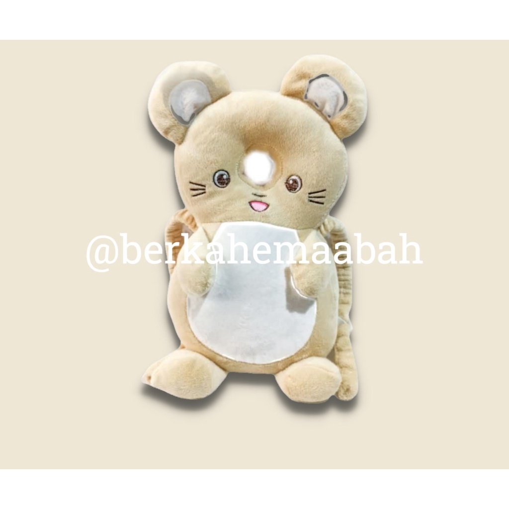 ( FREE STRAP ) Bantal Pelindung Kepala Bayi Cat | Baby Head Protector | Head Neck Pillow Pad