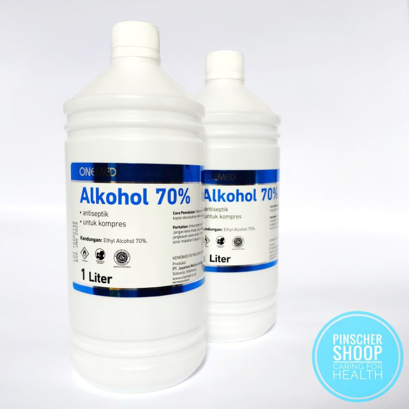 Alkohol 70% Onemed 1 Liter Antiseptik Alcohol