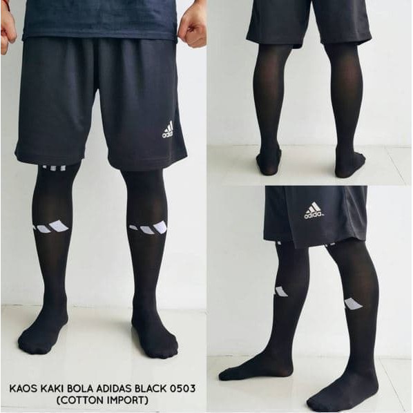  kaos  kaki panjang Adidas Hitam olah  raga  bola futsal semi 